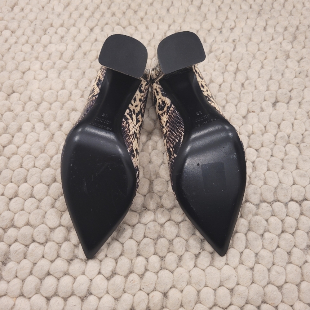 Neil Barrett Python Snakeskin Mirror Pumps - image 6